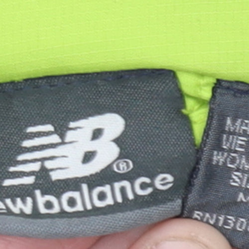 New Balance Women's Green M Windbreaker Running Jacket Reflective