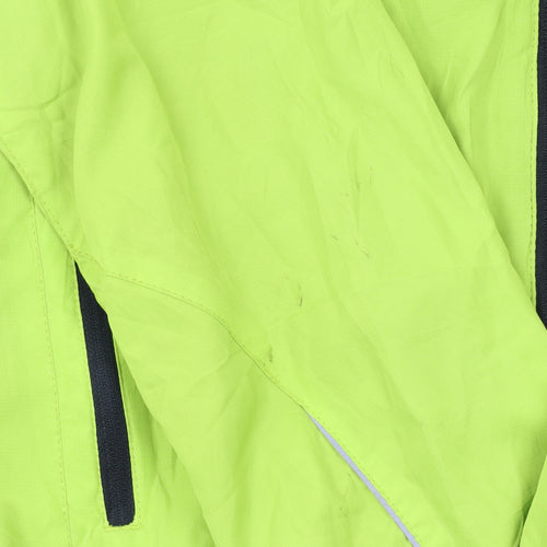 New Balance Women's Green M Windbreaker Running Jacket Reflective