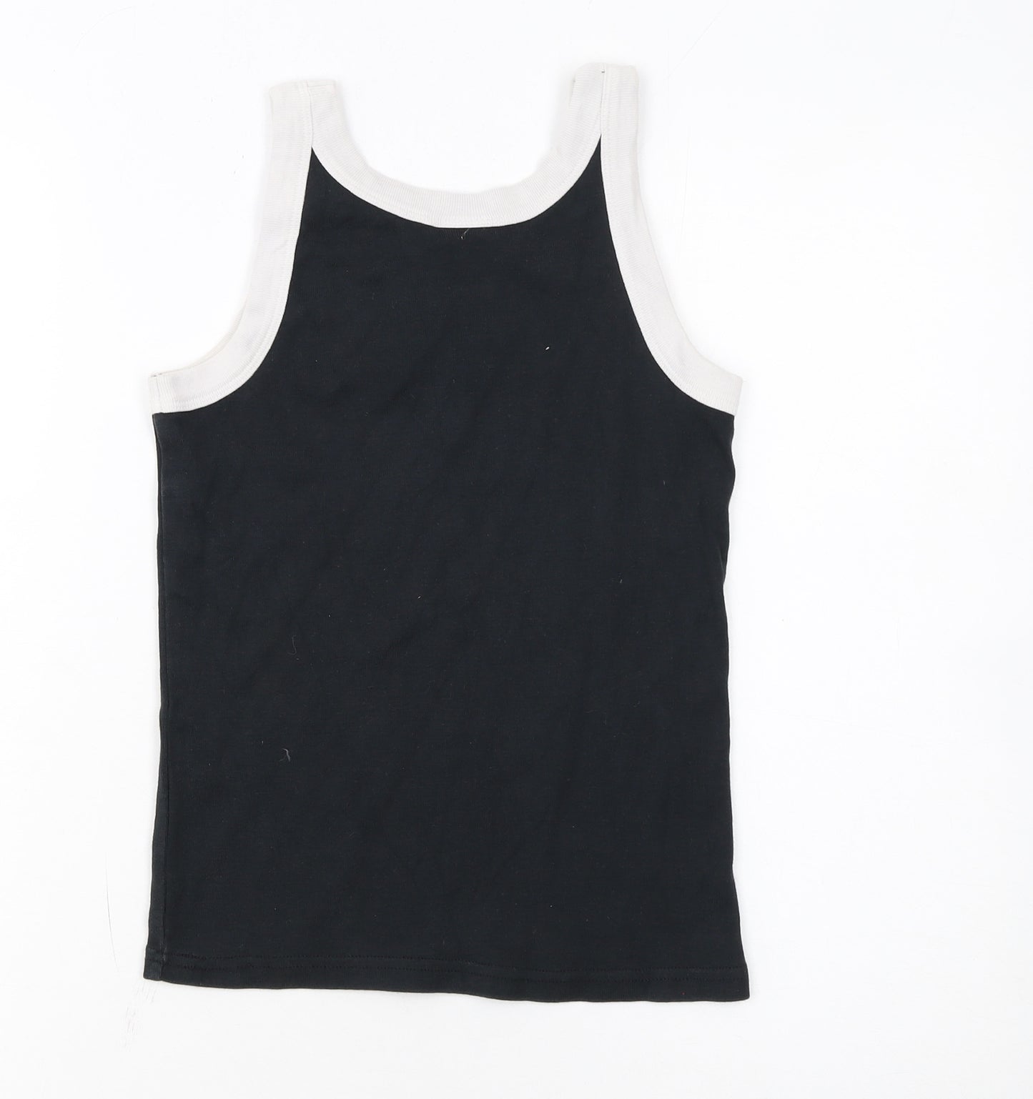 Nike Women Black Tank Top M Basic Sleeveless Cotton Sports Jersey