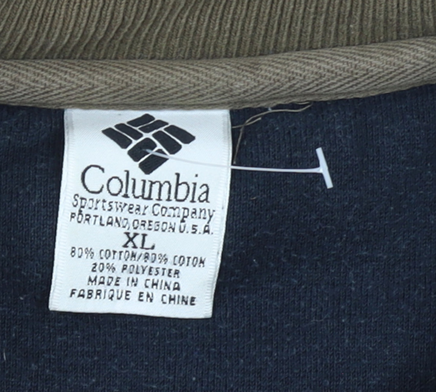 Columbia Mens Brown XL Crew Neck Pullover Sweatshirt