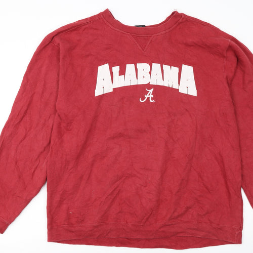 Starter Alabama Red Crew Neck Sweatshirt Men's Large Cotton
