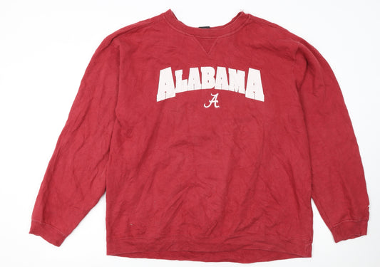Starter Alabama Red Crew Neck Sweatshirt Men's Large Cotton
