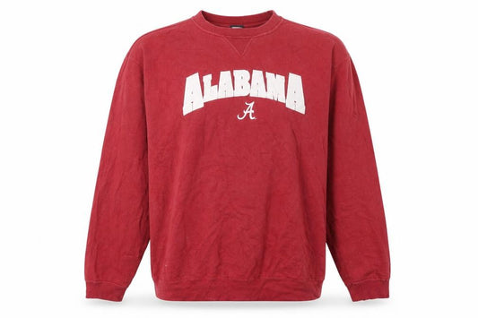 Front view of Starter Alabama Red Crew Neck Sweatshirt Men's Large Cotton