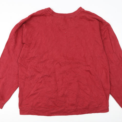 Starter Alabama Red Crew Neck Sweatshirt Men's Large Cotton