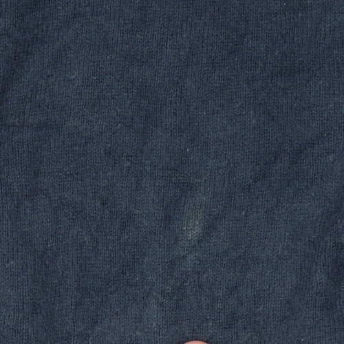 Tommy Hilfiger Men's Blue Cotton Cashmere V-Neck Vest 2XL