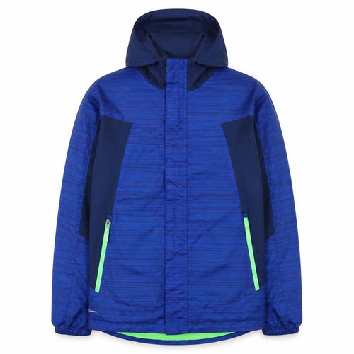 Champion Boys Blue Hooded Rain Coat Jacket XL (16 Years) Waterproof