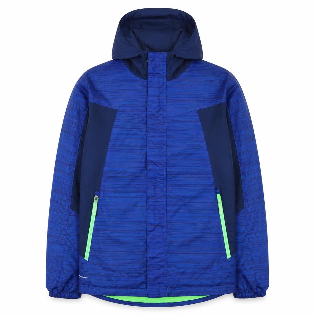 Champion Boys Blue Hooded Rain Coat Jacket XL (16 Years) Waterproof