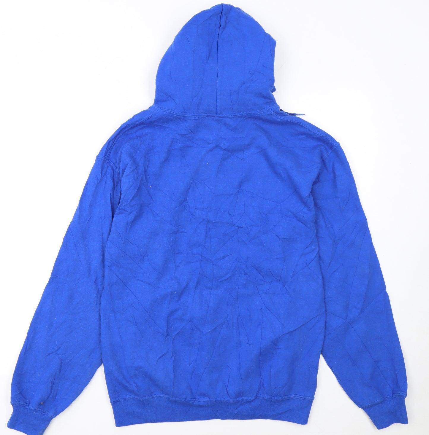 Campus Lifestyle Men's Blue Pullover Hoodie S Graphic Print Sportswear