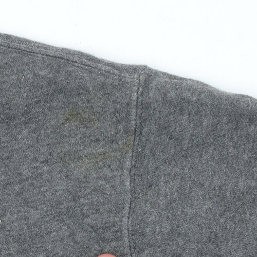 Nike Men's Grey 2XL Pullover Sweatshirt Just Do It Logo Sportswear