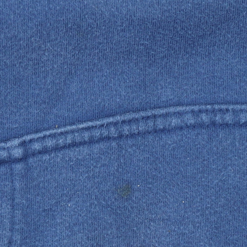 Nike Men's Blue Pullover Hoodie L Fleece Vintage Sportswear