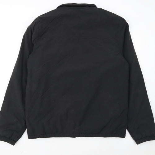 U.S. Polo Assn. Men's Black Medium Full Zip Bomber Jacket