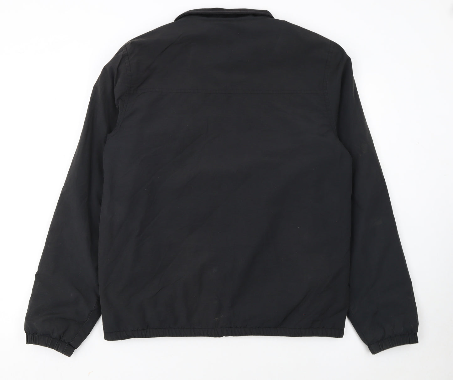 U.S. Polo Assn. Men's Black Medium Full Zip Bomber Jacket