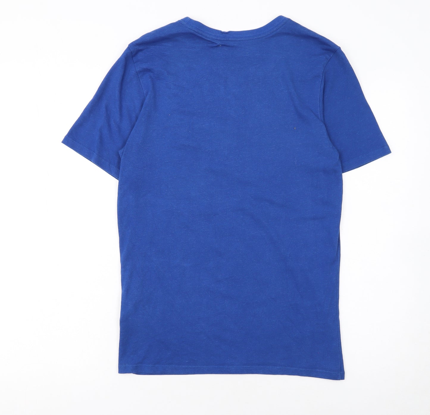 Nike Men's Blue Dri-Fit Athletic Fit Motivational Sports T-Shirt Size S