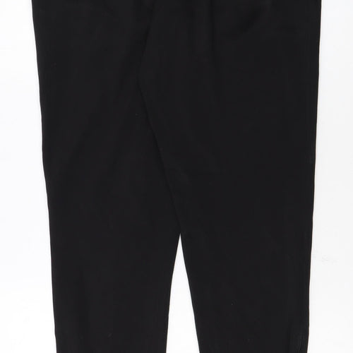 Puma Boys Black Jogger Trousers M Elastic Waist Activewear