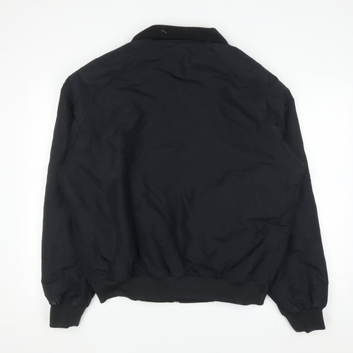 Port Authority Men's Black M Bomber Jacket Polyester Full Zip