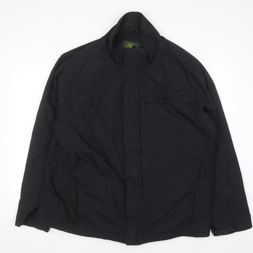 Timberland Men's Black XL Parka Jacket Waterproof Nylon Lined