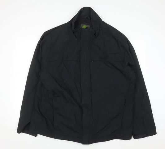 Timberland Men's Black XL Parka Jacket Waterproof Nylon Lined