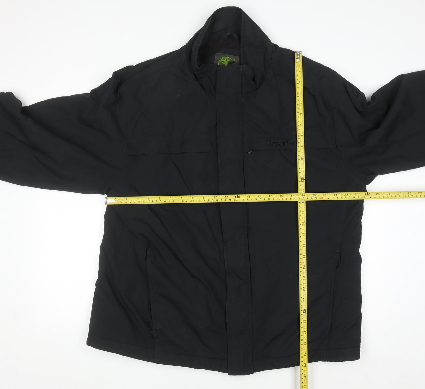 Timberland Men's Black XL Parka Jacket Waterproof Nylon Lined