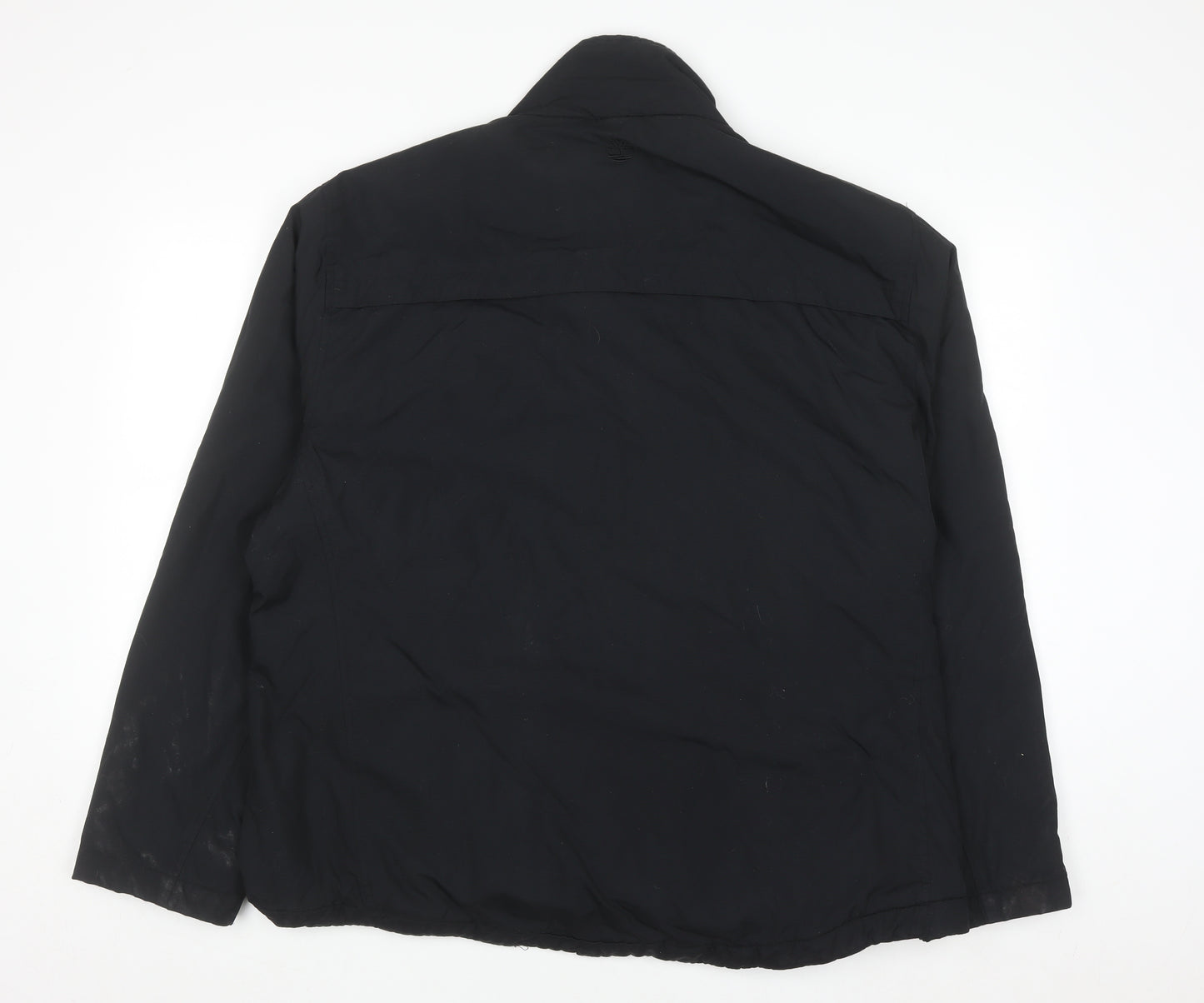 Timberland Men's Black XL Parka Jacket Waterproof Nylon Lined