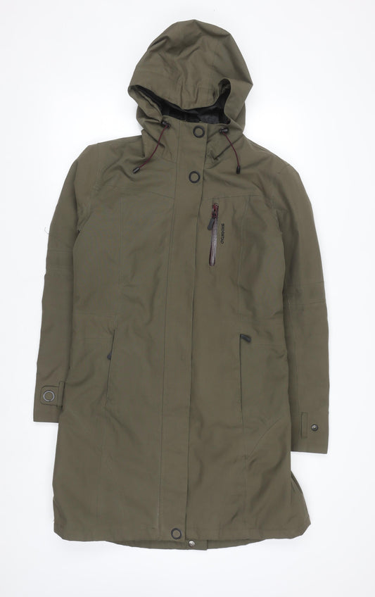 Skogstad Men's Green Waterproof Hooded Parka Coat Size 38