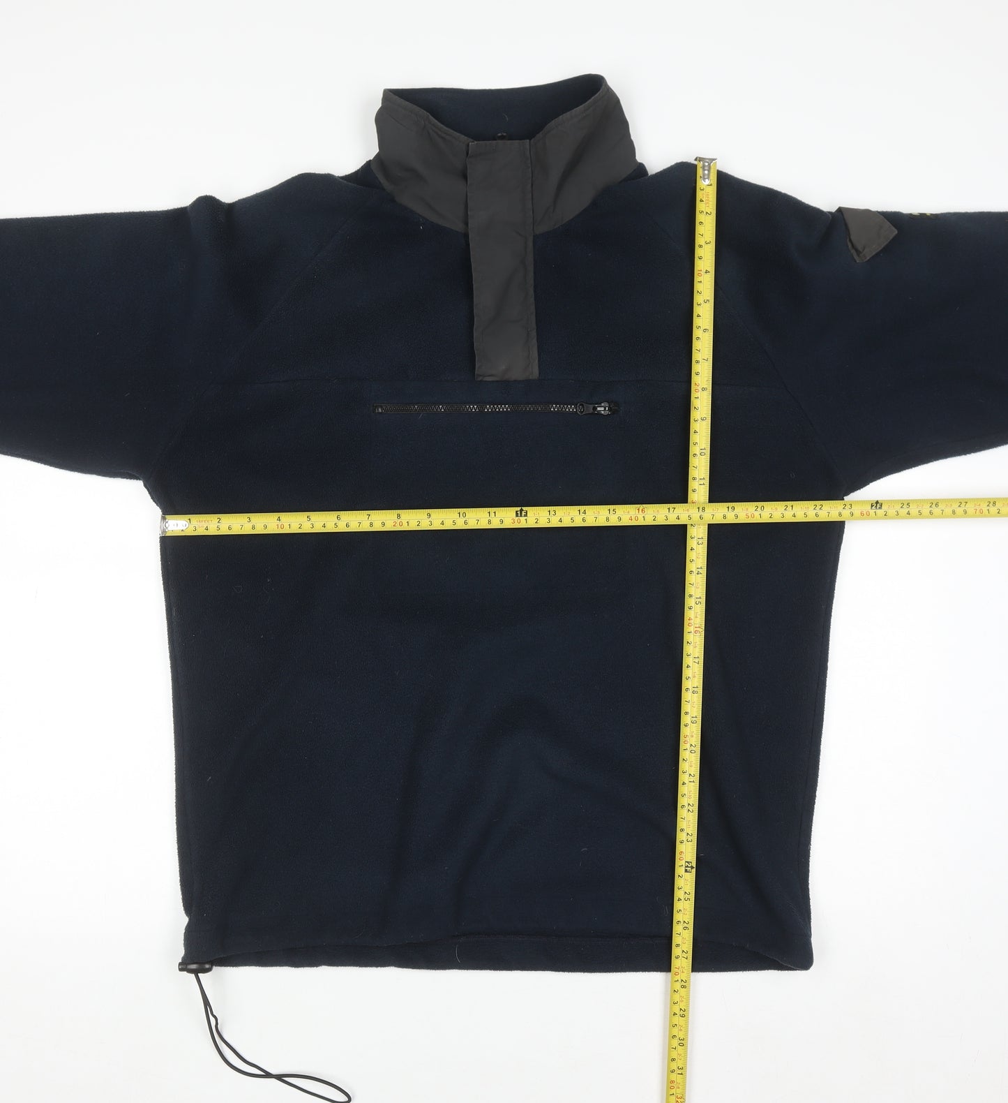 Pepe Jeans Men’s Blue Fleece 1/4 Zip Sweatshirt Size L