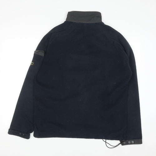 Pepe Jeans Men’s Blue Fleece 1/4 Zip Sweatshirt Size L