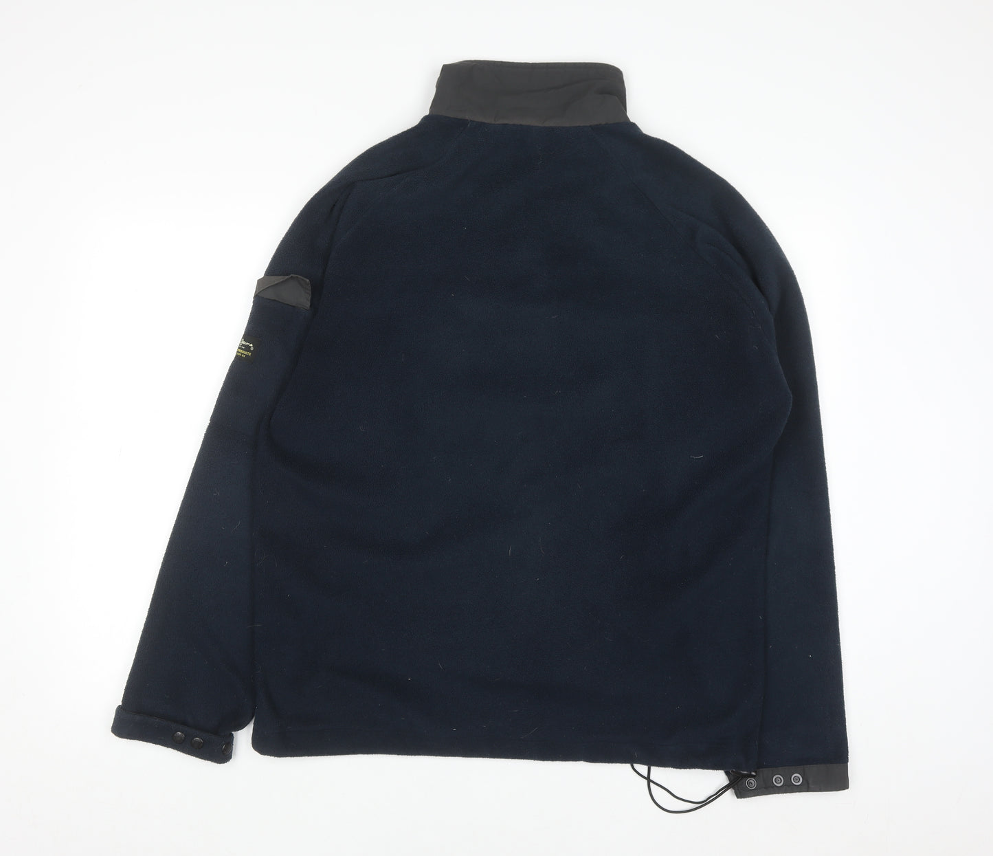 Pepe Jeans Men’s Blue Fleece 1/4 Zip Sweatshirt Size L