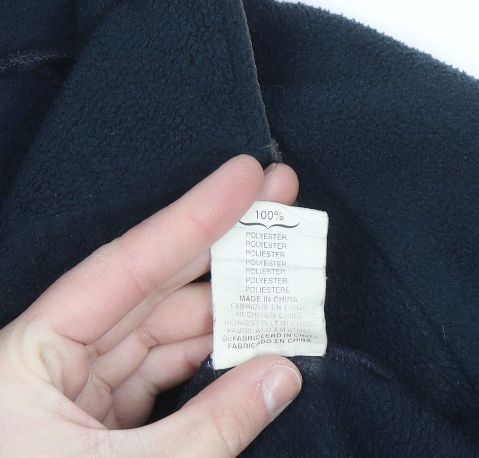 Pepe Jeans Men’s Blue Fleece 1/4 Zip Sweatshirt Size L