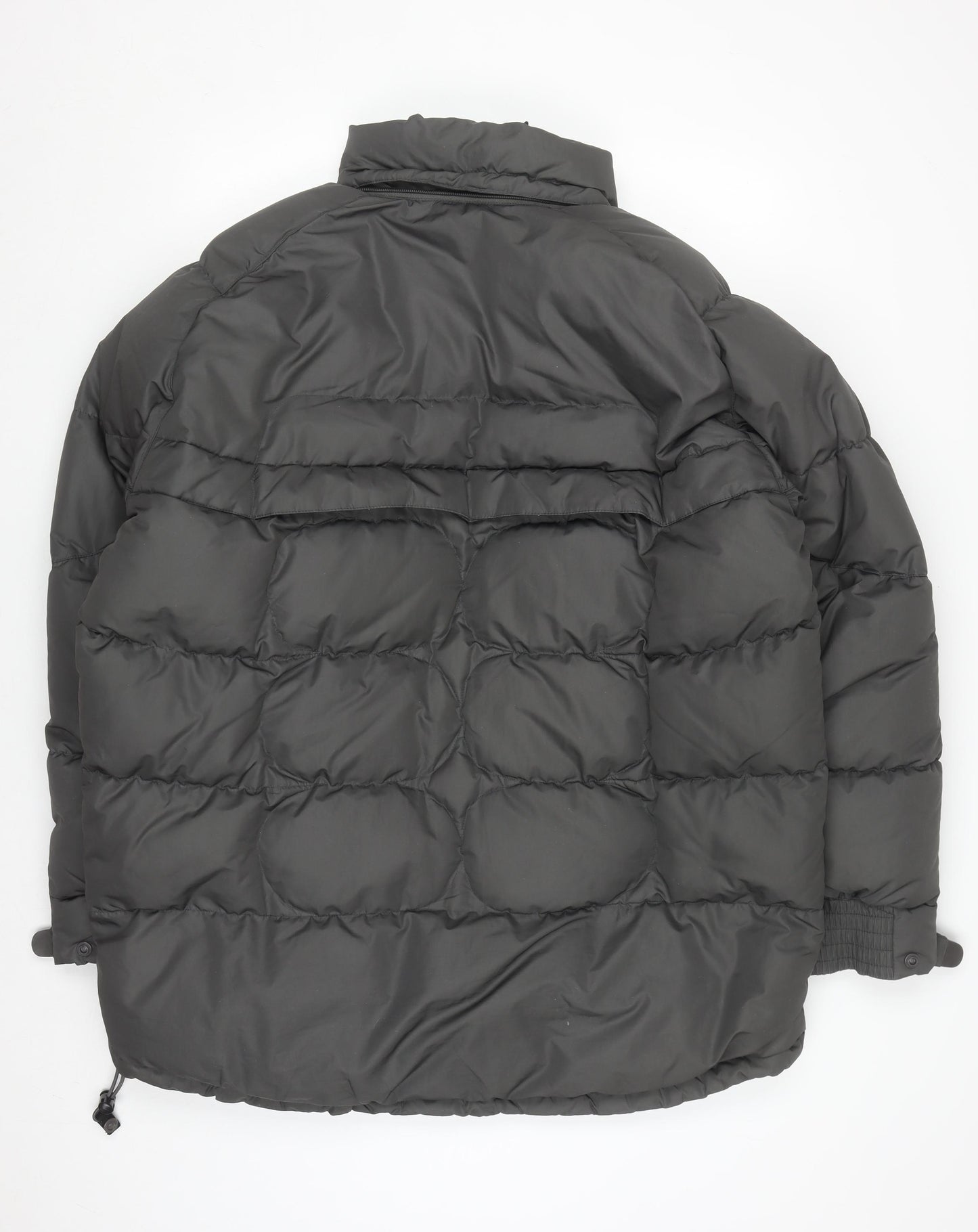 Nike Mens Black L Puffer Jacket Down Hooded Winter Coat
