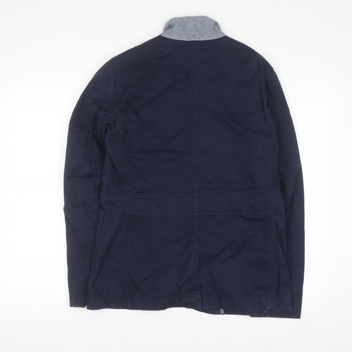 Method London Women's Blue Cotton Blazer Jacket Size 12