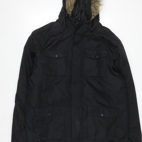 Kangaroo Poo Men's Black 3XL Insulated Hooded Parka Jacket
