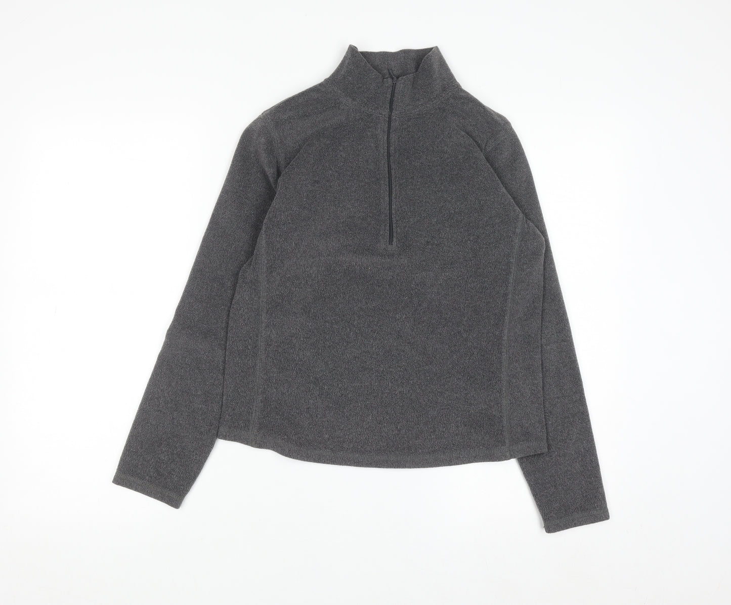 GAP Men’s Grey 1/4 Zip Fleece Sweatshirt Size M Regular Fit