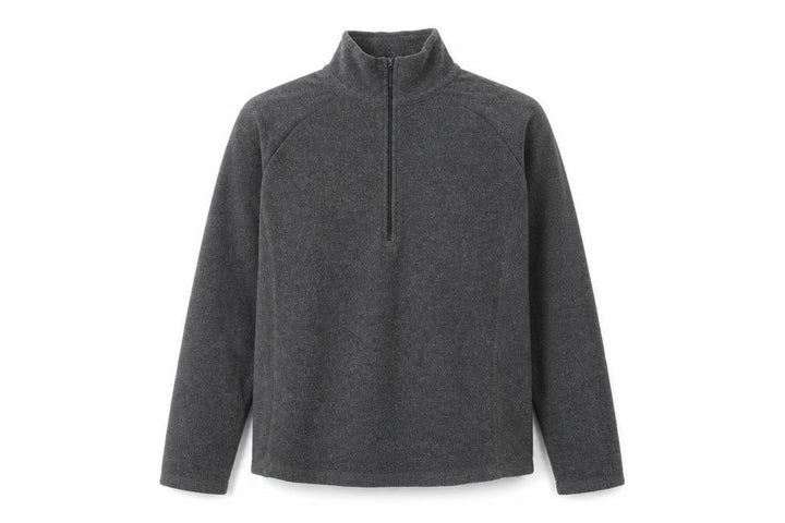 Gap Men’s Grey 1/4 Zip Fleece Sweatshirt Size M Regular Fit