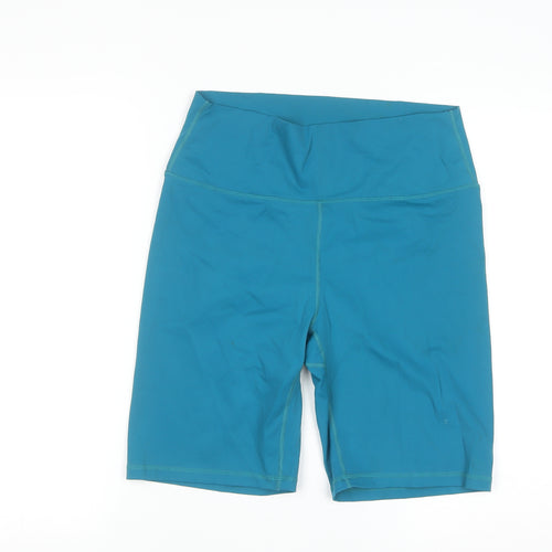 Dunnes Stores Women’s Teal Blue Biker Activewear Shorts L