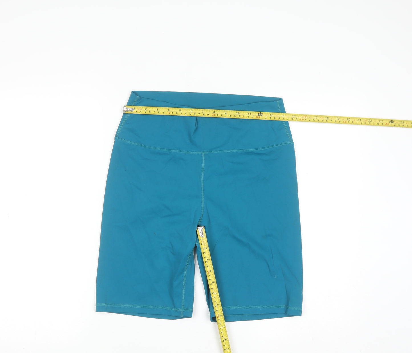 Dunnes Stores Women’s Teal Blue Biker Activewear Shorts L