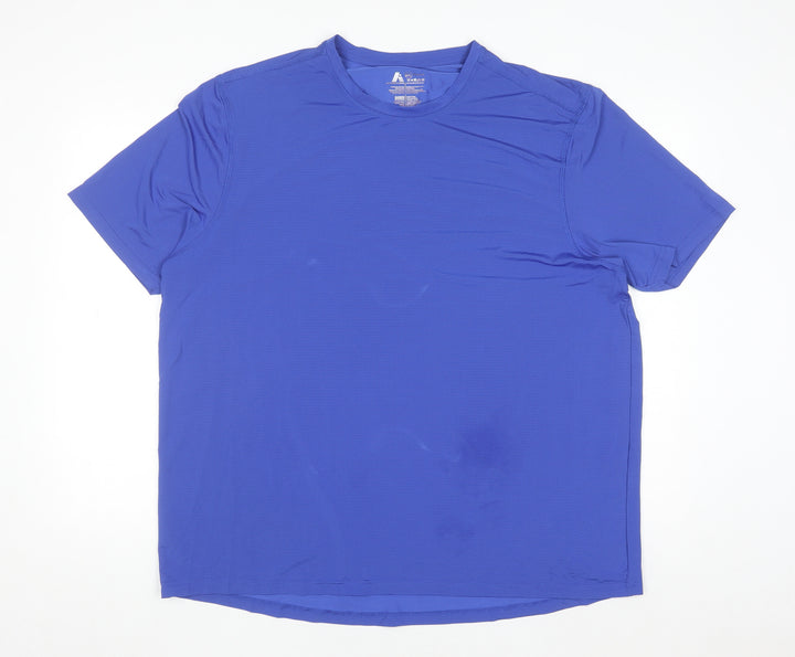 Dunnes Stores Men’s Royal Blue XXL Short Sleeve Crew Neck T-Shirt