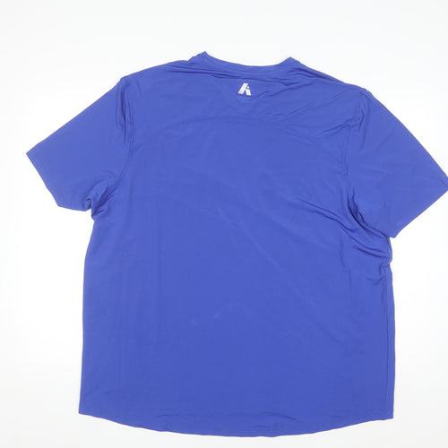 Dunnes Stores Men’s Royal Blue XXL Short Sleeve Crew Neck T-Shirt