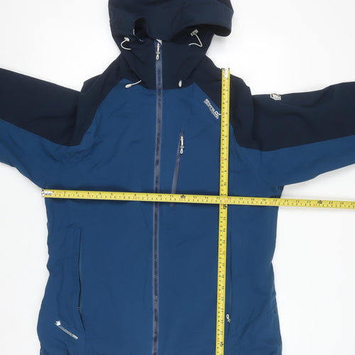 Regatta Women's Blue Waterproof Hooded Outdoor Jacket UK 16