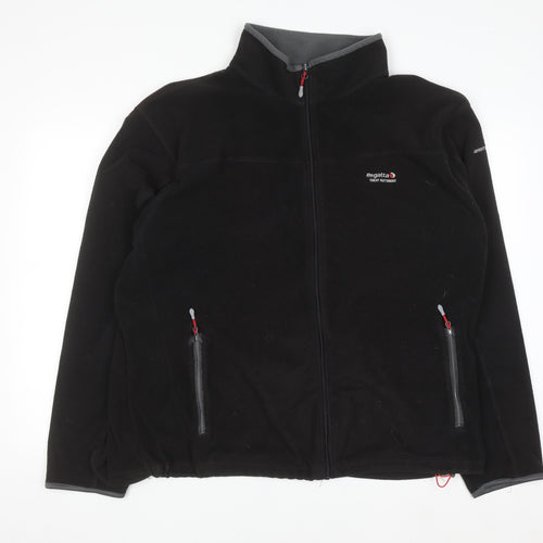 Regatta Men Black 3XL Fleece Full Zip Outdoor Sweatshirt