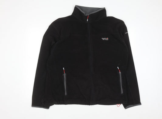 Regatta Men Black 3XL Fleece Full Zip Outdoor Sweatshirt