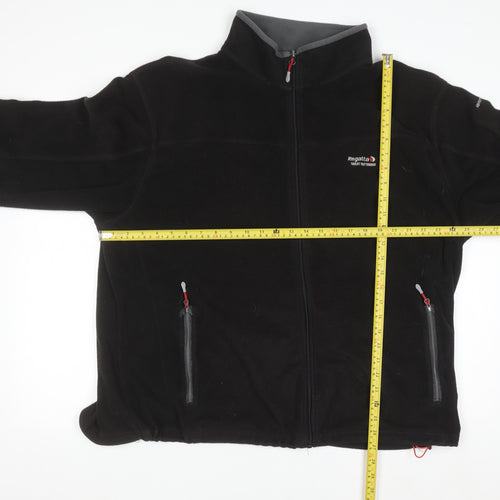 Regatta Men Black 3XL Fleece Full Zip Outdoor Sweatshirt