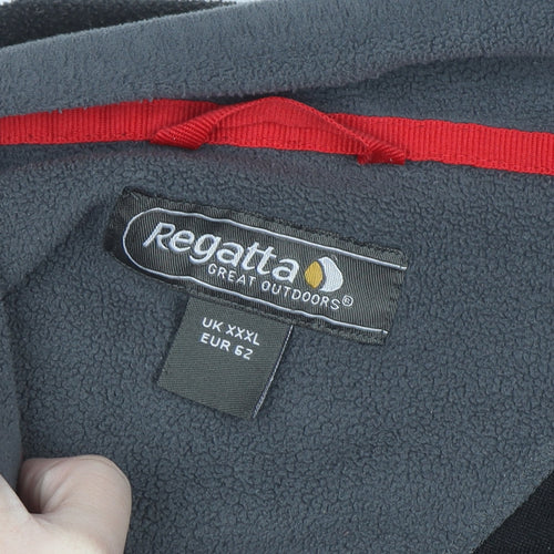 Regatta Men Black 3XL Fleece Full Zip Outdoor Sweatshirt