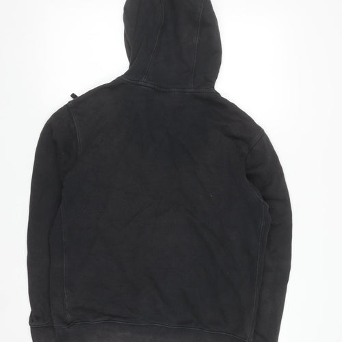 Nike Men's Black Pullover Hoodie Small Regular Fit Fleece Sweatshirt