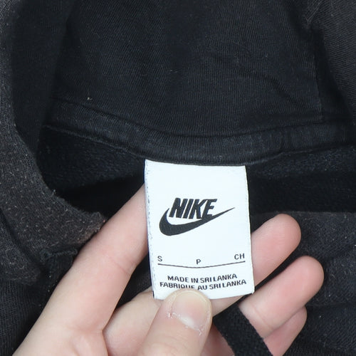 Nike Men's Black Pullover Hoodie Small Regular Fit Fleece Sweatshirt