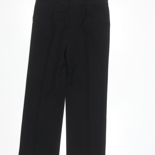 Bluezoo Boys Black Formal Dress Trousers 15 Years Regular Fit School Pants