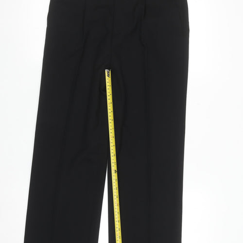 Bluezoo Boys Black Formal Dress Trousers 15 Years Regular Fit School Pants