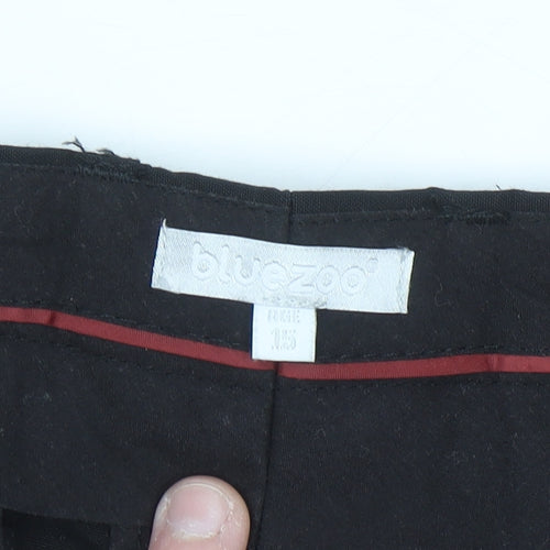 Bluezoo Boys Black Formal Dress Trousers 15 Years Regular Fit School Pants