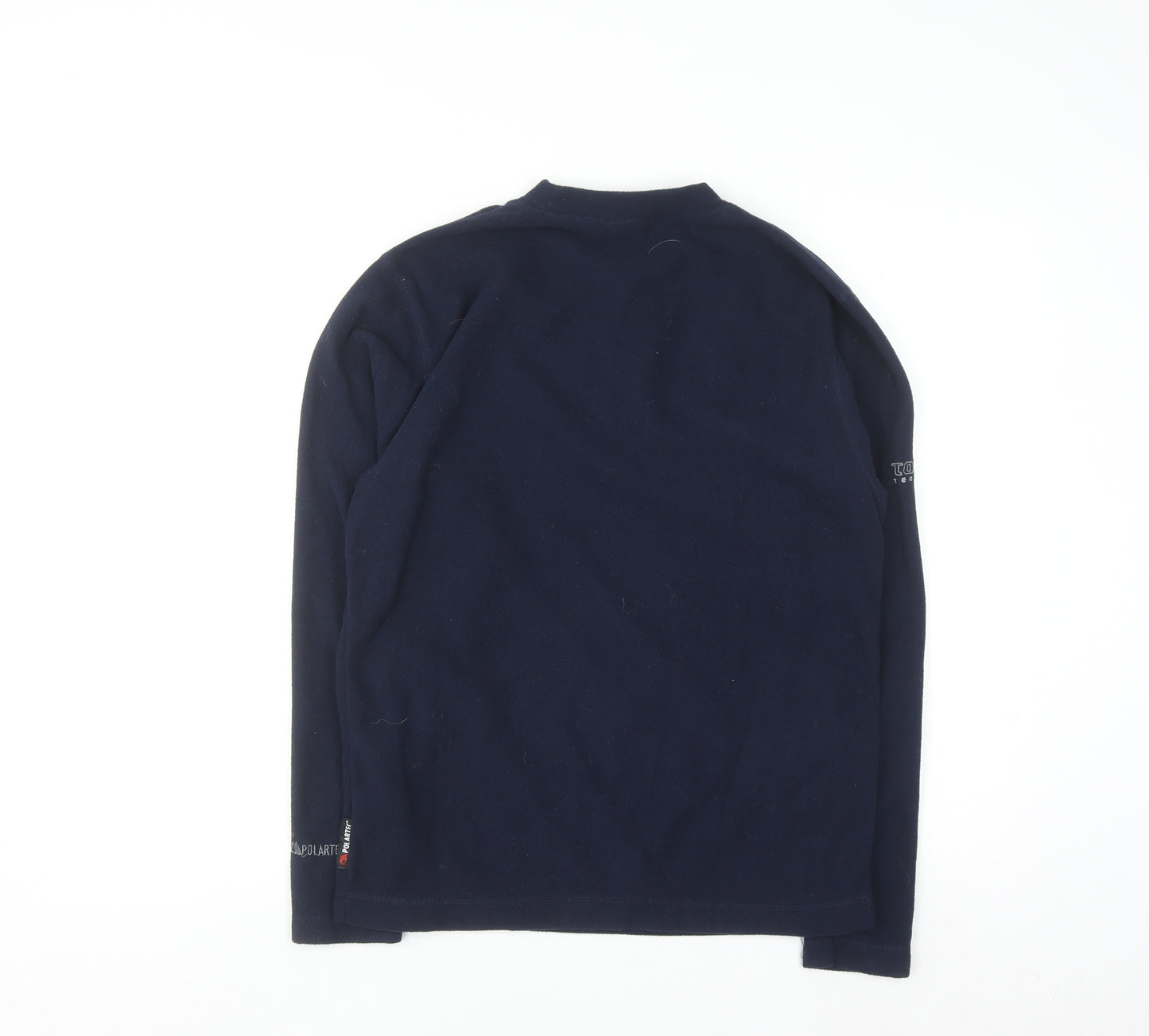 Polartec Men’s Blue Fleece Pullover Sweatshirt Small Regular Fit