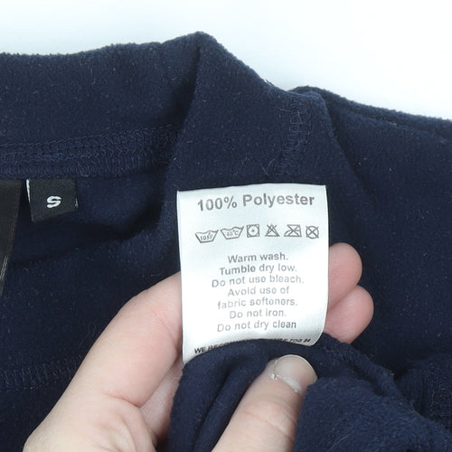 Polartec Men’s Blue Fleece Pullover Sweatshirt Small Regular Fit