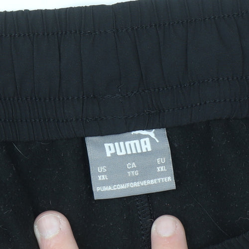 Puma Men's Black 2XL Tapered Jogger Activewear Trousers